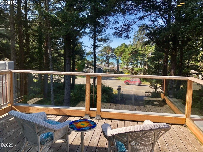 3512 Highway 101 Yachats, OR 97498 - Photo 4 of 39 a view of swimming pool with a couches in a patio
