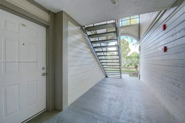 a view of a porch