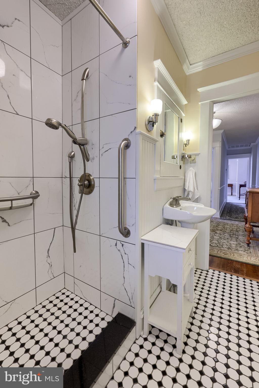 1013 Locust Street Columbia, PA 17512 - Photo 43 of 47 a bathroom with a sink a toilet and shower