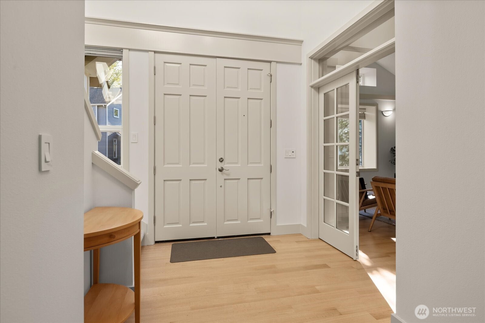2290 140th Way Southeast Bellevue, WA 98007 - Photo 5 of 39 a view of entryway with wooden floor