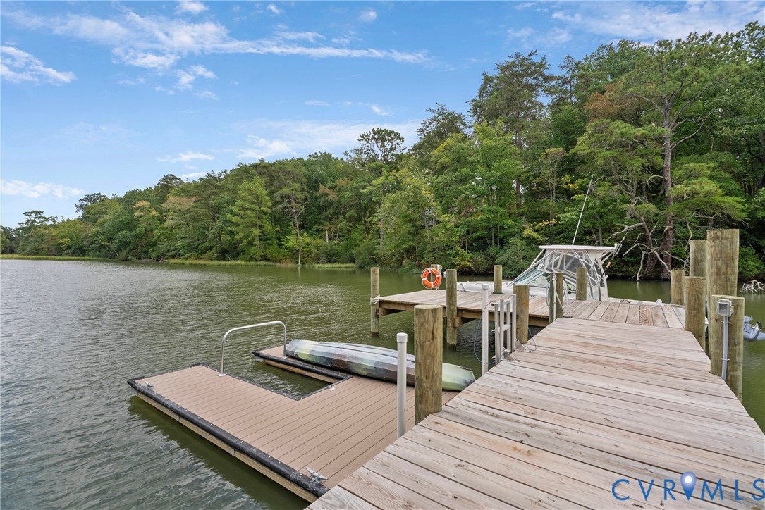 935 Ring Farm Road White Stone, VA 22578 - Photo 3 of 52 Dock area featuring a water view
