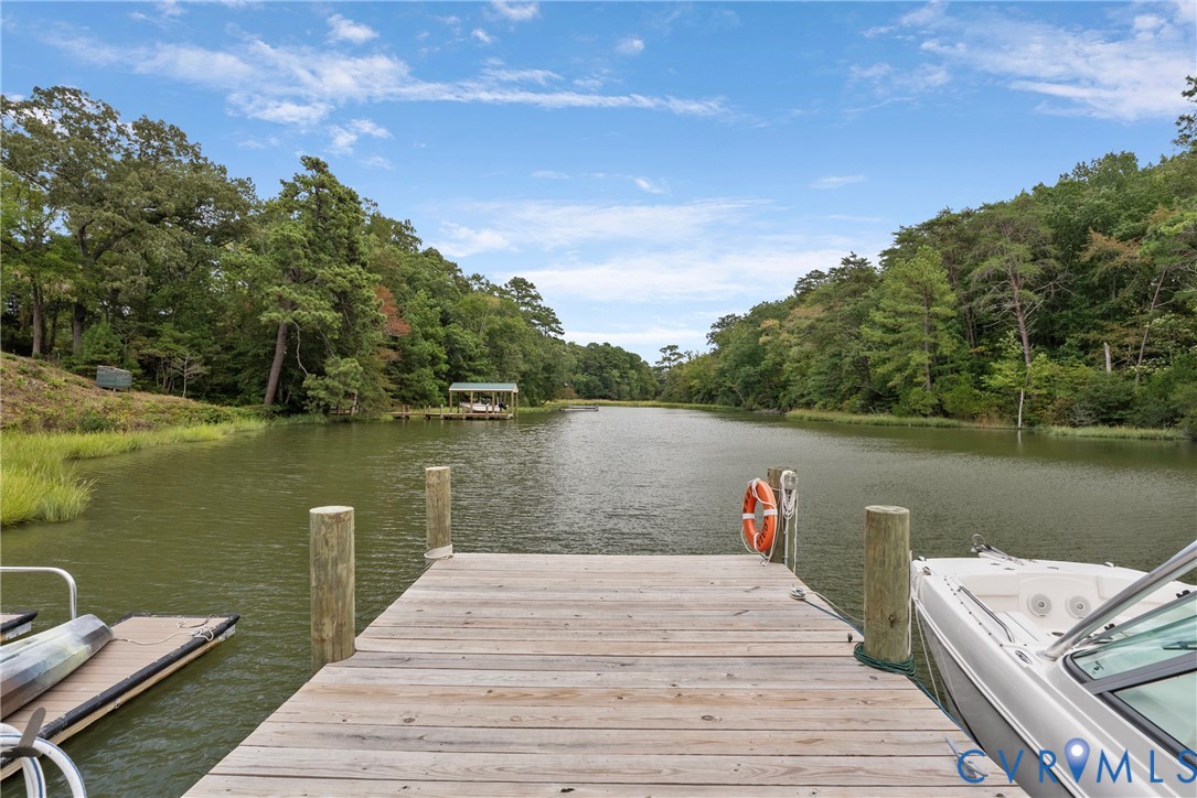 935 Ring Farm Road White Stone, VA 22578 - Photo 4 of 52 Dock area with a water view
