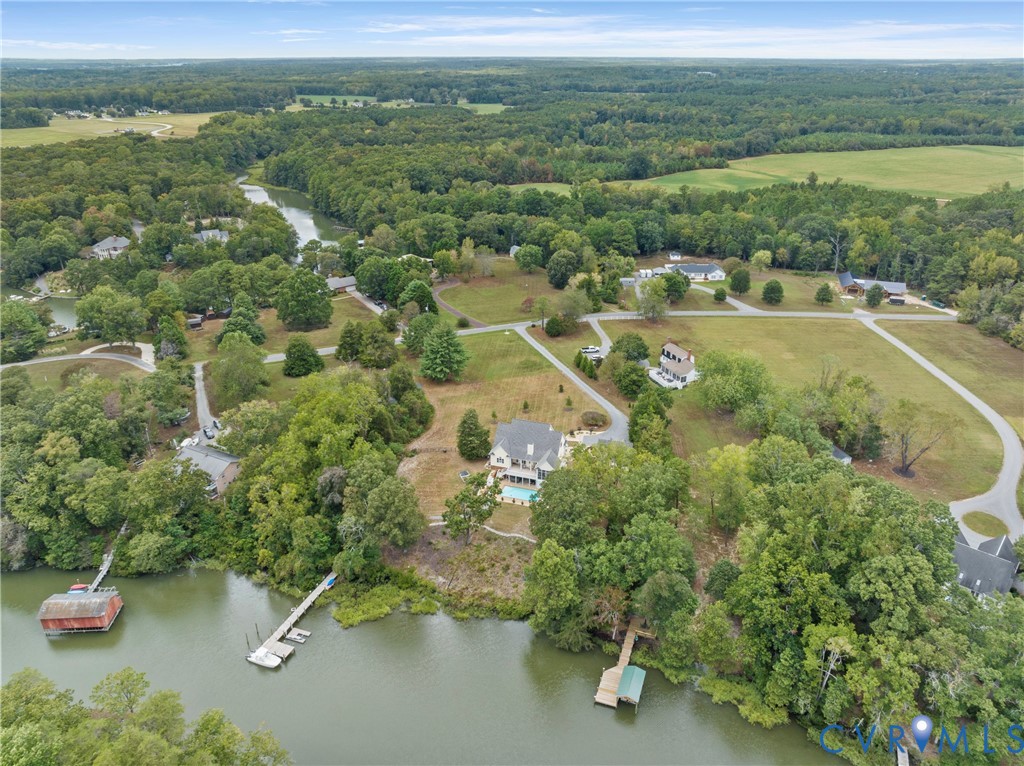 935 Ring Farm Road White Stone, VA 22578 - Photo 50 of 52 Bird's eye view of a nearby body of water and a he