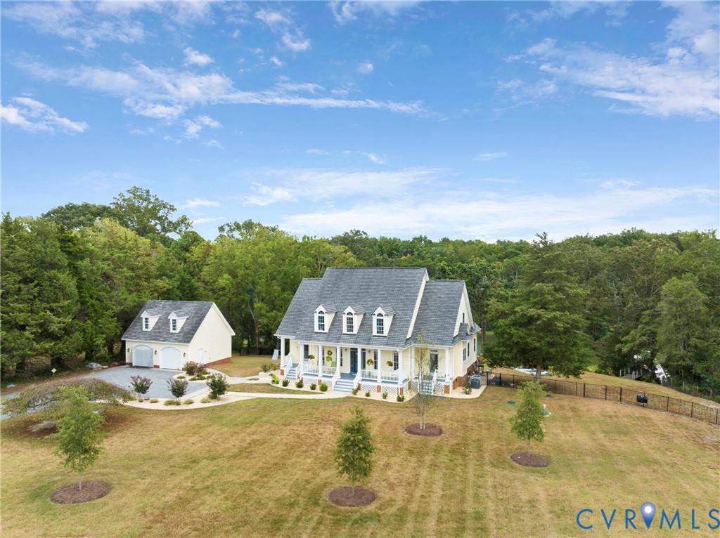 935 Ring Farm Road White Stone, VA 22578 - Photo 52 of 52 View of front of property with covered porch, a fr