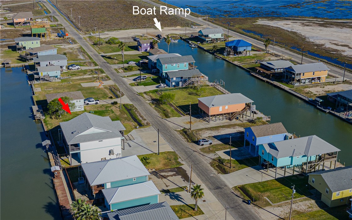 142-143 Channelview Road Rockport, TX 78382 - Photo 37 of 40 an aerial view of a house with outdoor space
