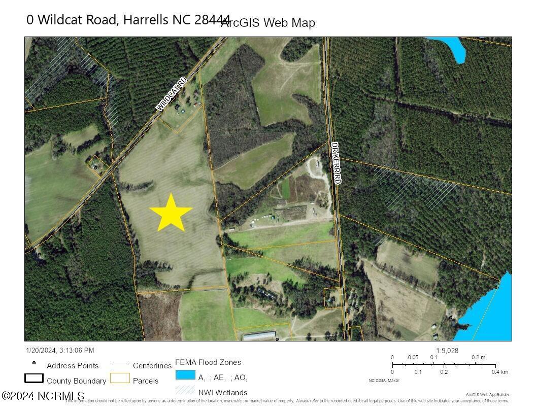 0 Wildcat Road Harrells, NC 28444 - Photo 8 of 10 20240120_0.Wildcat_Not.In.Flood.Zone