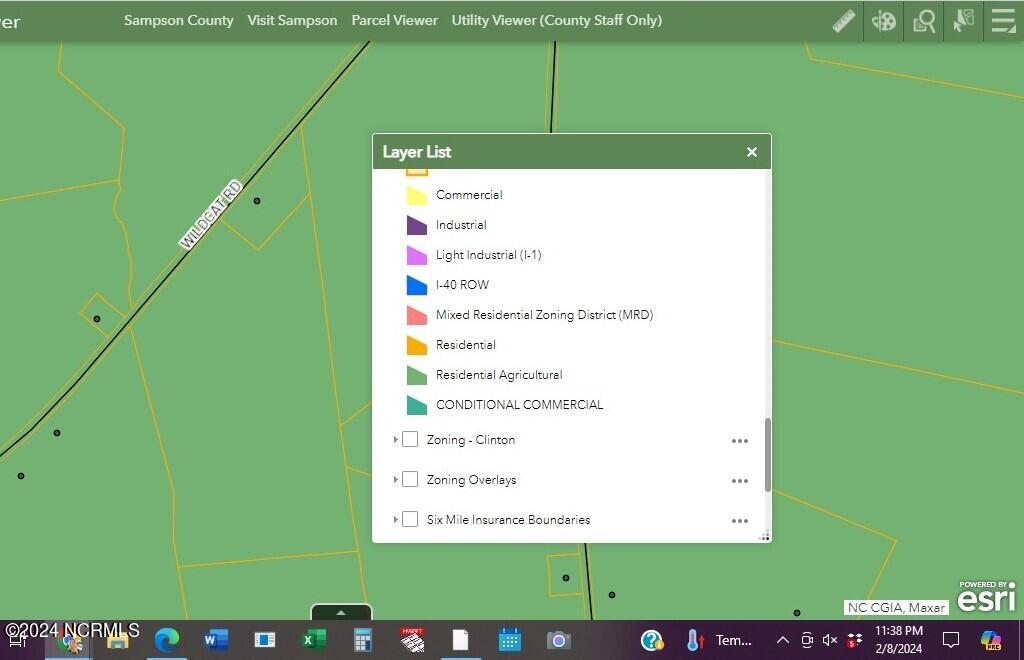 0 Wildcat Road Harrells, NC 28444 - Photo 10 of 10 20240120_0.Wildcat_zoned.RA.Rural.Ag_map