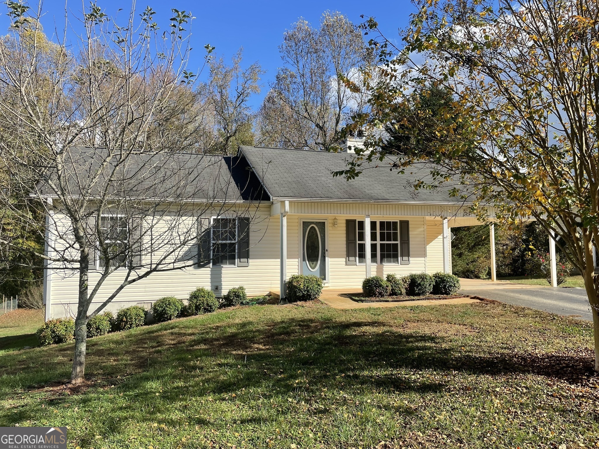 55 Driskell Road Cleveland, GA 30528 - Photo 1 of 1 a front view of a house with a yard