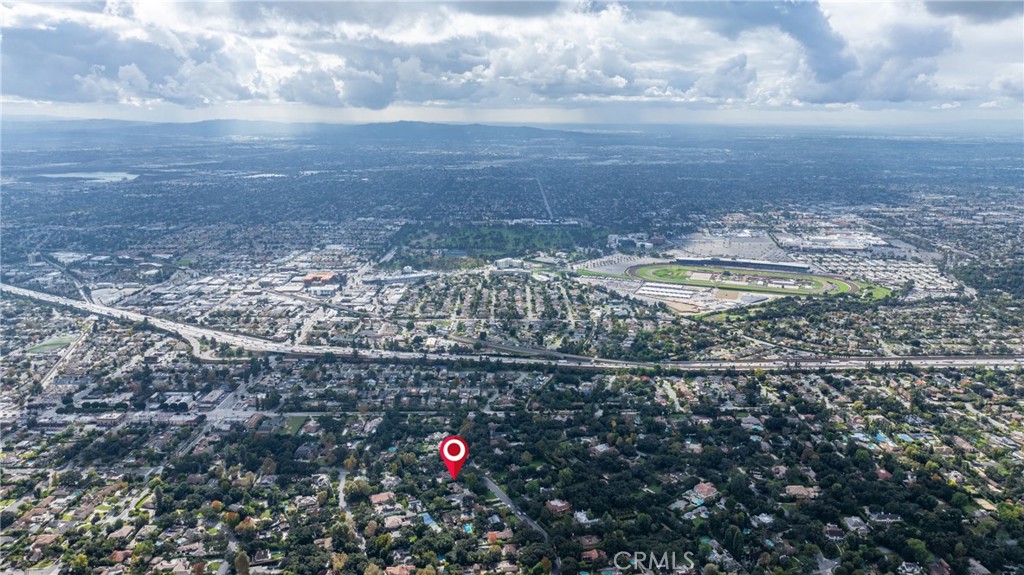 1210 Rodeo Road Arcadia, CA 91006 - Photo 31 of 45 a view of lot of red and white house