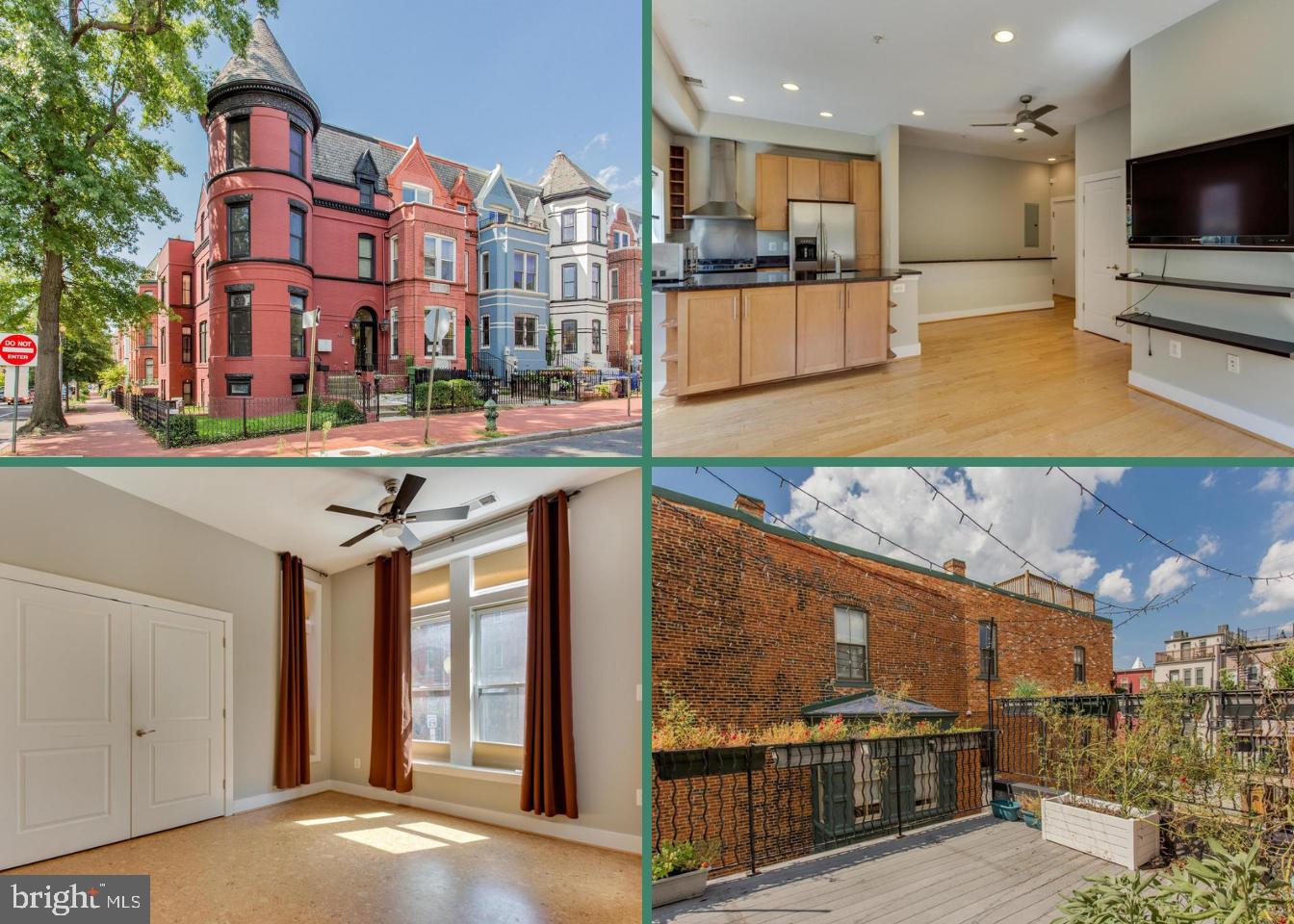 a view of a living room and kitchen
