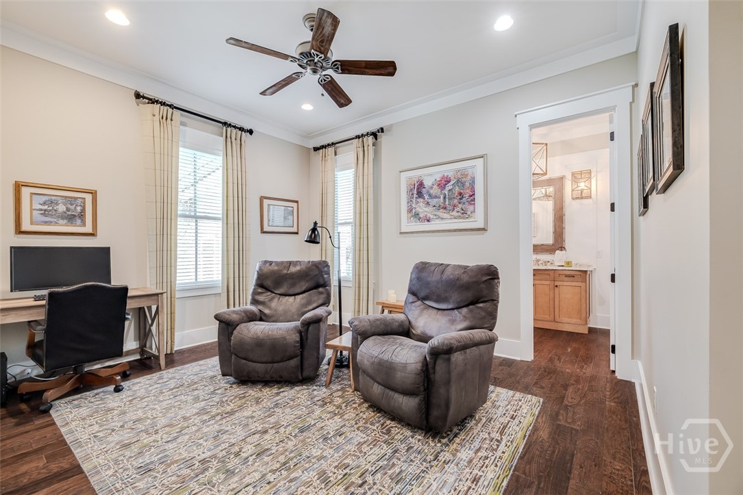 36 Oldfield Village Road Bluffton, SC 29909 - Photo 15 of 64 Downstairs den/study with access to half bath