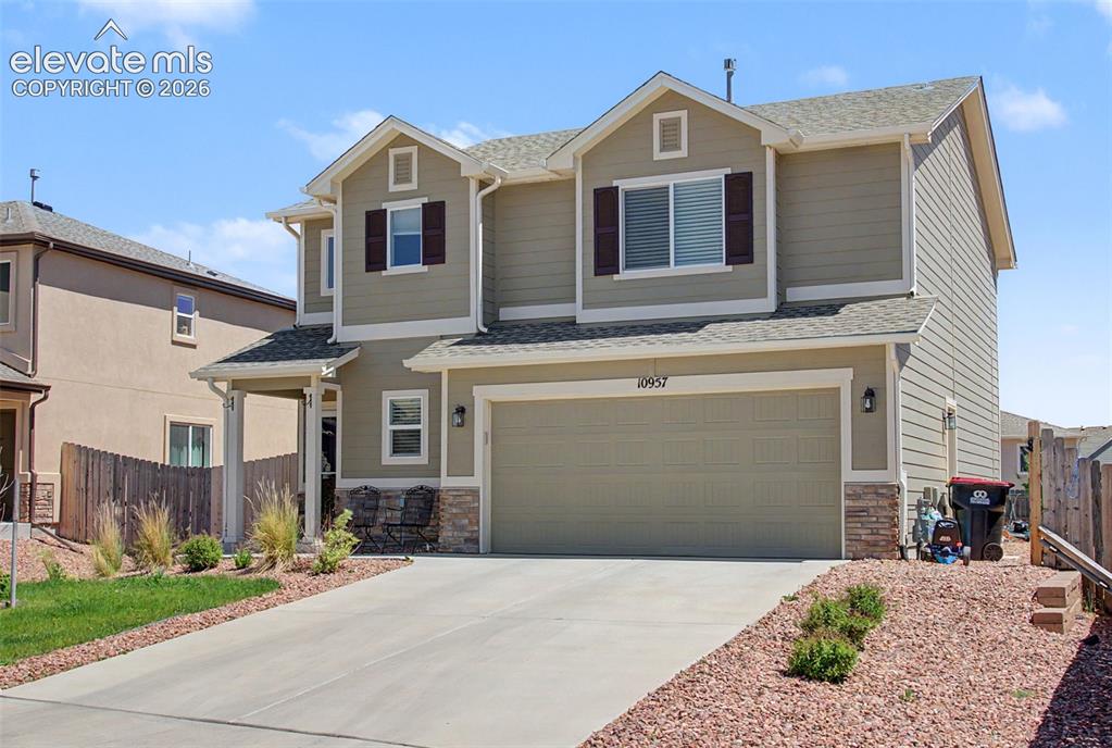 Well cared for home on private lot