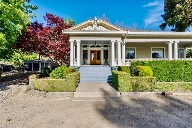 front view of a house with a porch
