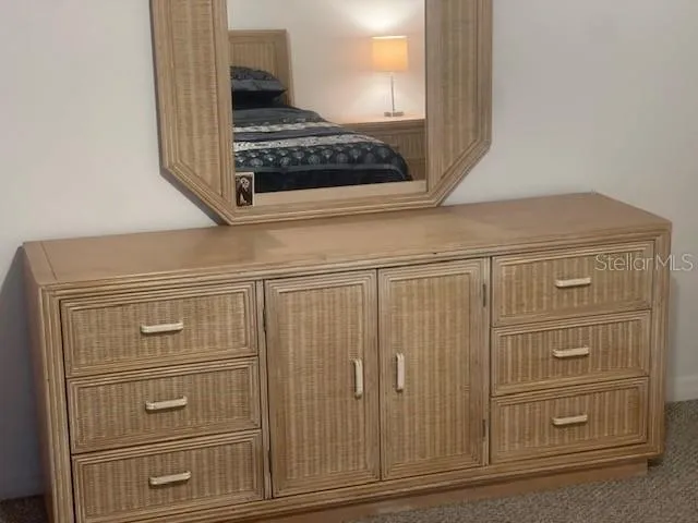 a close view of dresser