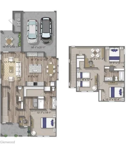 a picture of a floor plan