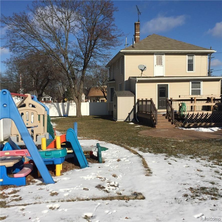 36769 Goddard Road Romulus, MI 48174 - Photo 3 of 34 Large backyard, great deck and patio area to enjoy the outdoors!