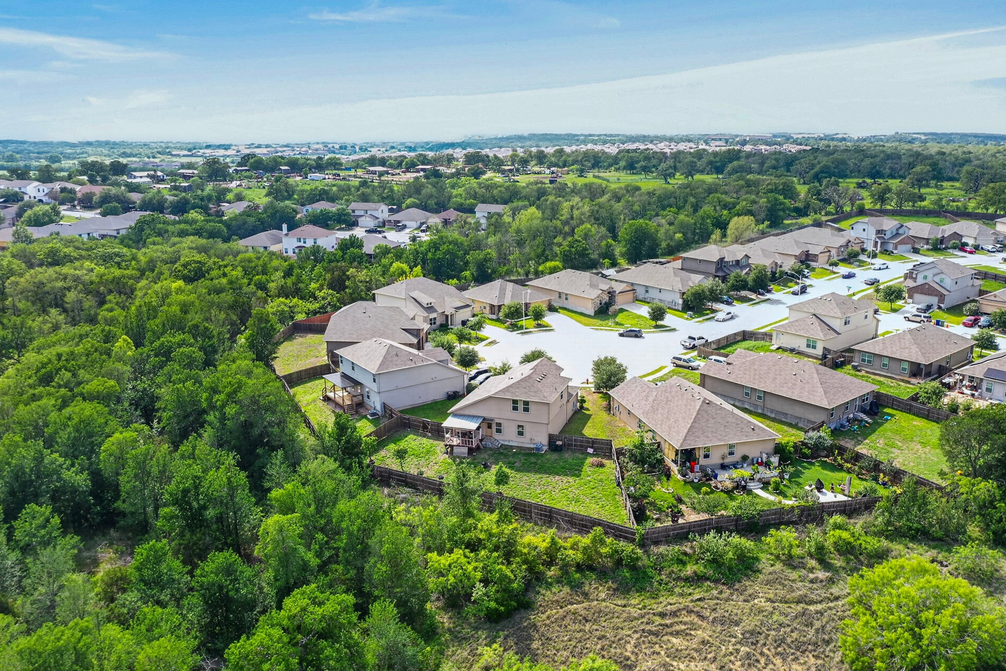 5905 Diamondleaf Bend Austin, TX 78724 - Photo 36 of 38 Residential neighborhood featuring multiple single-family homes with fenced backyards