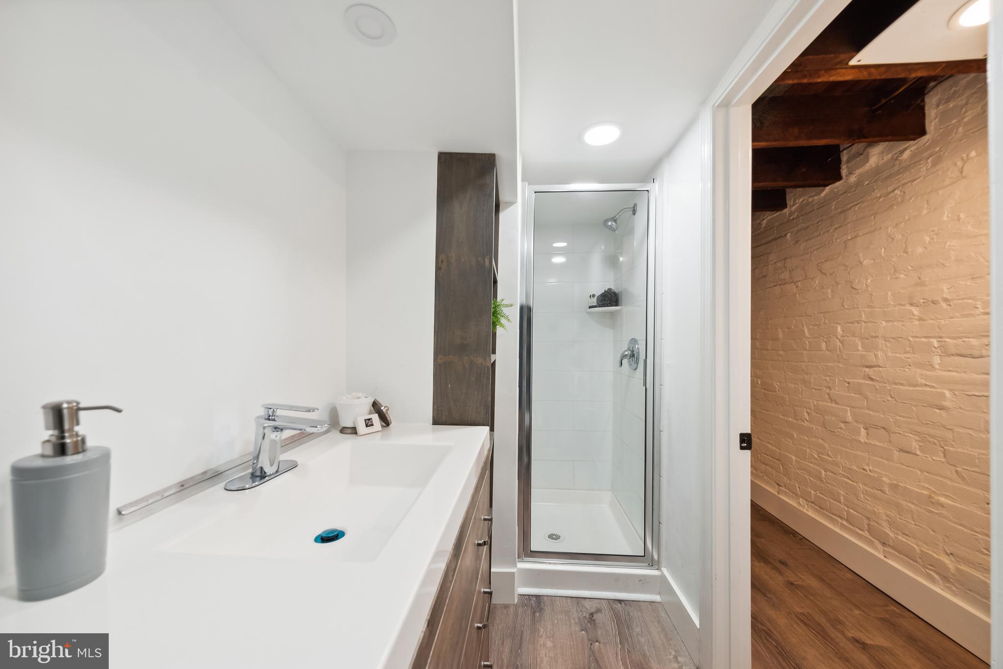 1020 Spring Road Northwest Washington, DC 20010 - Photo 25 of 28 Lower Level bathroom