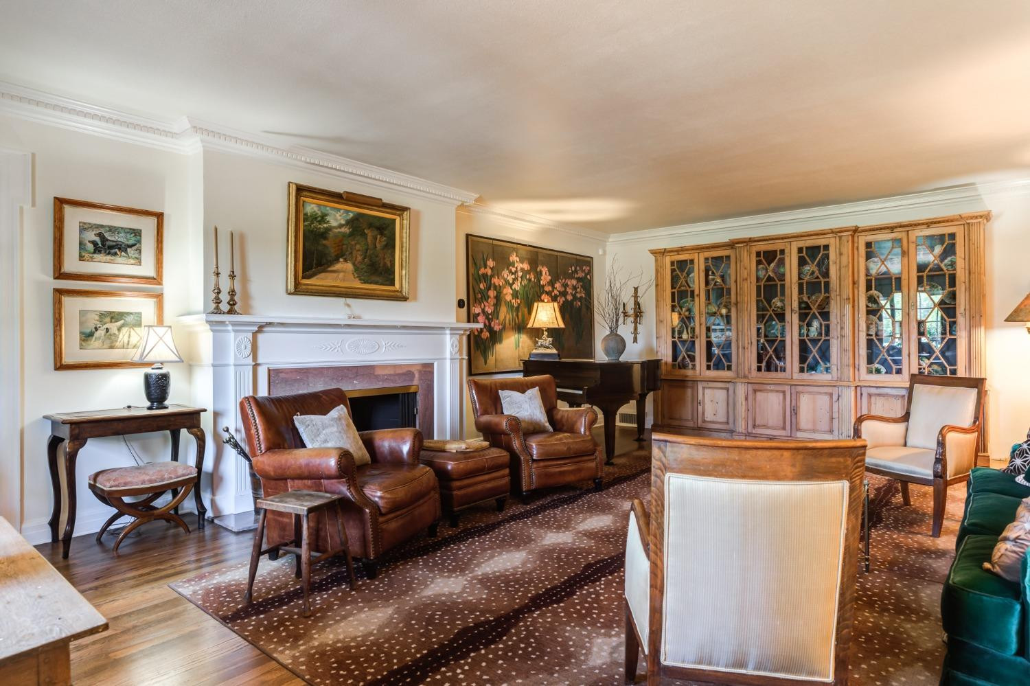 4909 19th Street Lubbock, TX 79407 - Photo 11 of 50 a living room with furniture and a fireplace