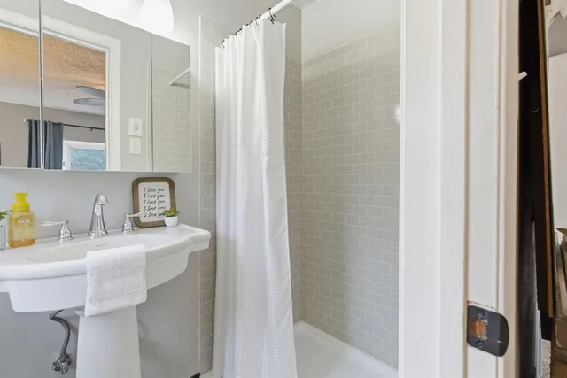 a view of swimming pool with a backyard