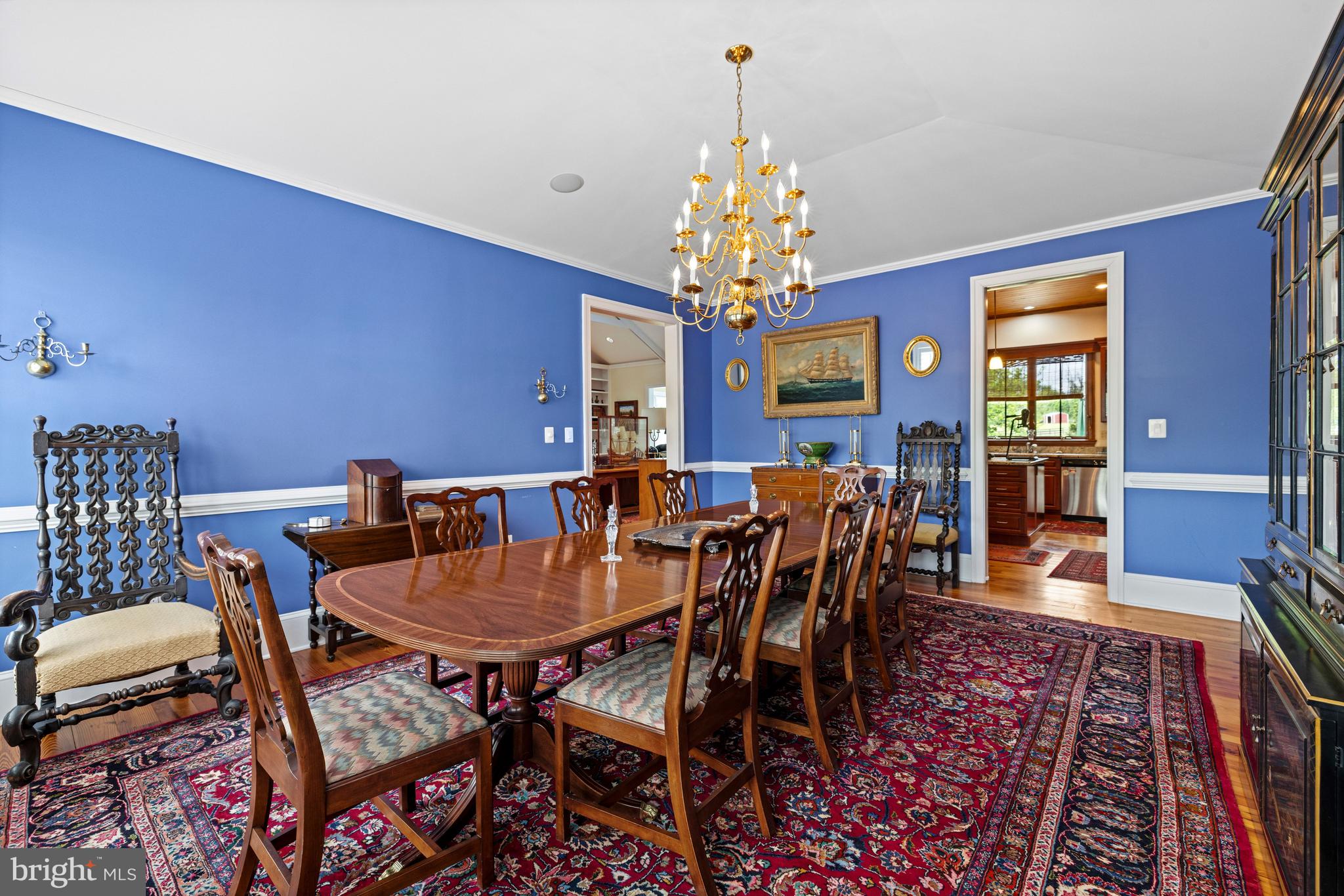 20147 Woodtrail Road Round Hill, VA 20141 - Photo 13 of 41 a view of a dining room with furniture