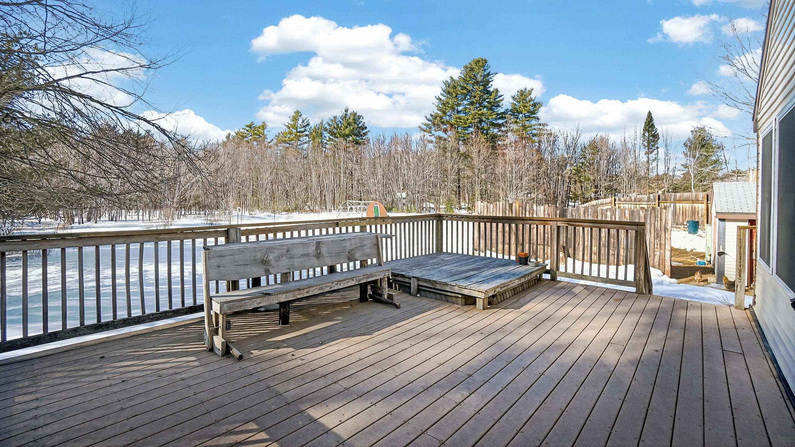 69 Old Orchard Road Buxton, ME 04093 - Photo 25 of 54 Deck, off sunroom