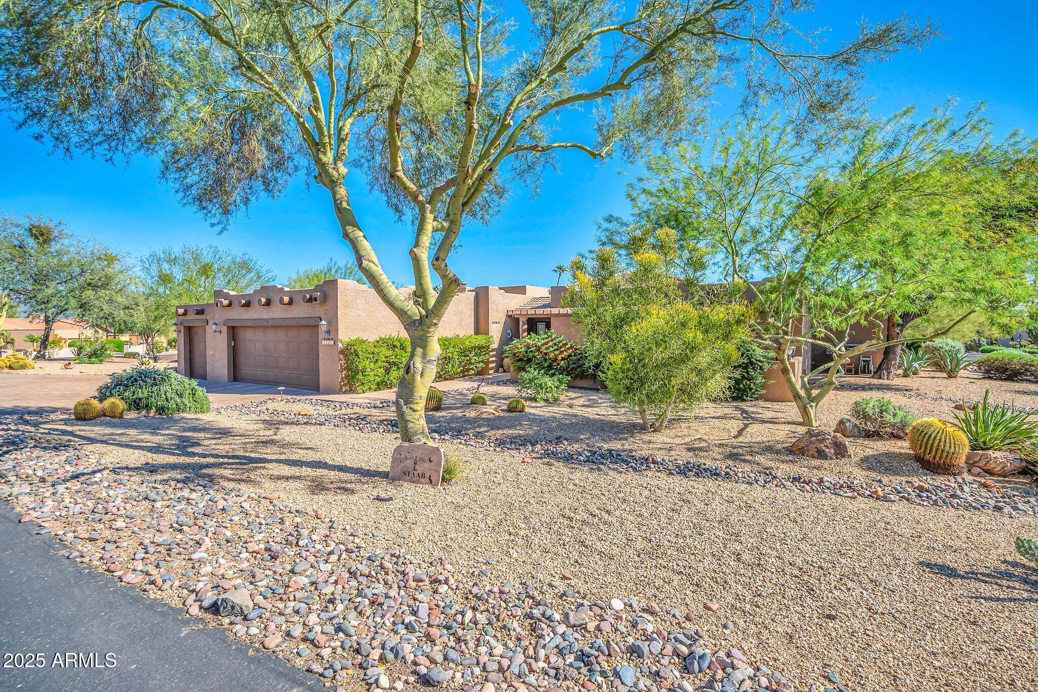 25621 Cordova Lane Rio Verde, AZ 85263 - Photo 27 of 42 a view of a yard with plants and trees