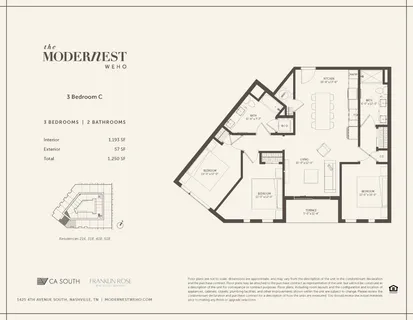 $999,900 | 1425 4th Avenue South, Unit 214, Nashville, TN 37210