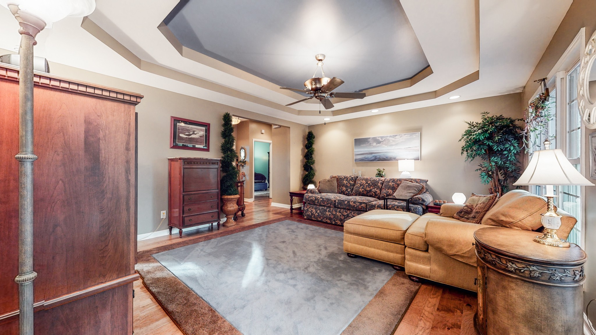 2332 Armstrong Valley Road Murfreesboro, TN 37128 - Photo 12 of 46 a living room with furniture and a chandelier