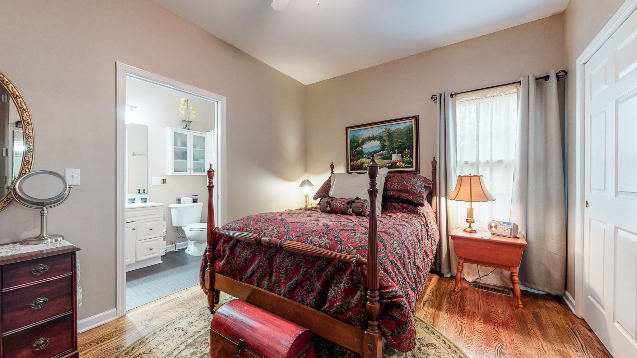 2332 Armstrong Valley Road Murfreesboro, TN 37128 - Photo 36 of 46 a bedroom with a bed and wooden floor