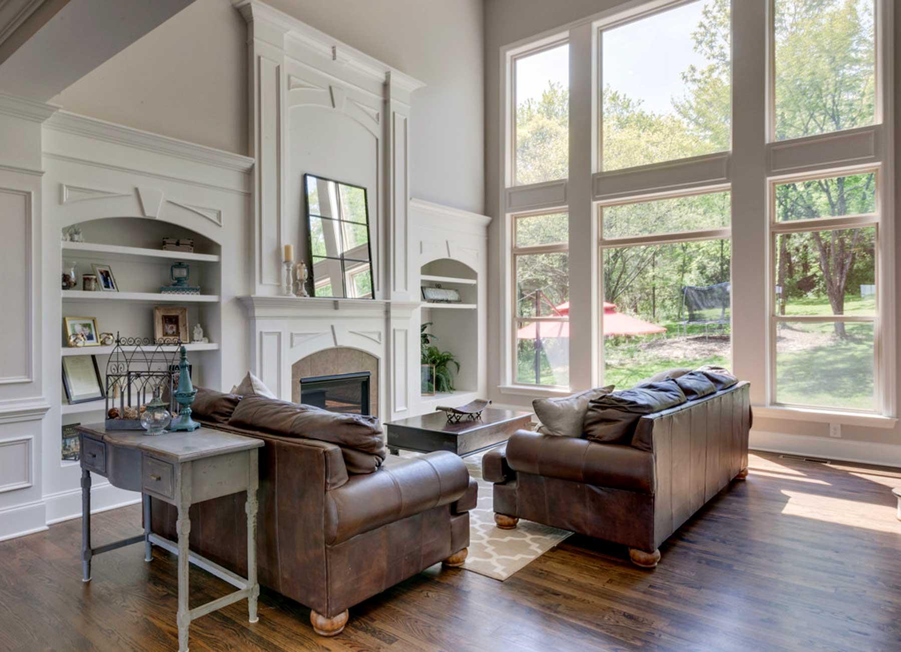 3421 Herbert Drive Franklin, TN 37067 - Photo 13 of 30 a living room with furniture fireplace and a large window