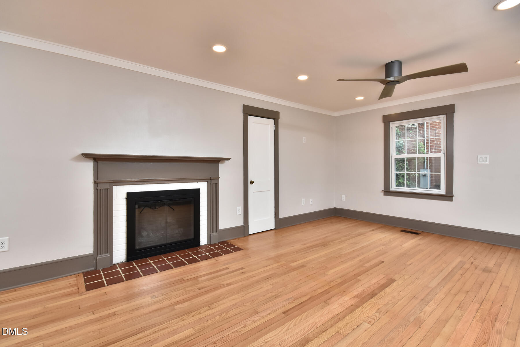 1837 Forest Road Durham, NC 27705 - Photo 8 of 25 Living room fireplace