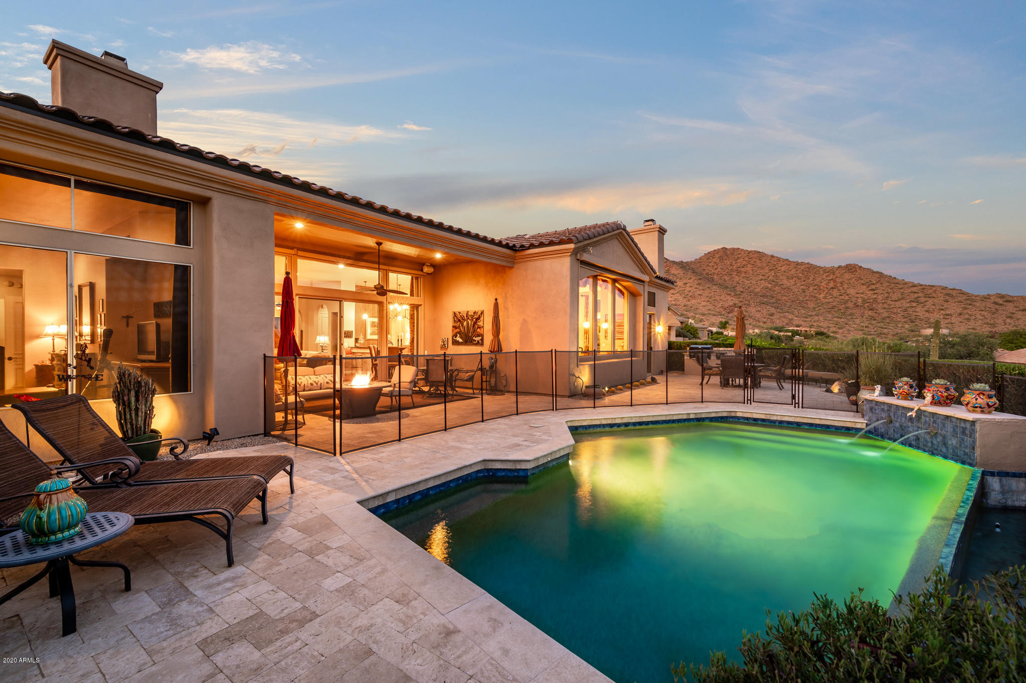 13617 East Wethersfield Road Scottsdale, AZ 85259 - Photo 4 of 50 Backyard w/Mountain Views