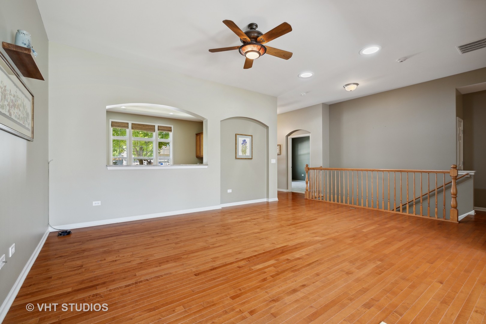 2944 Normandy Circle Naperville, IL 60564 - Photo 11 of 38 a view of livingroom with hardwood floor and a ceiling fan