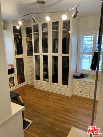 a view of a walk in closet
