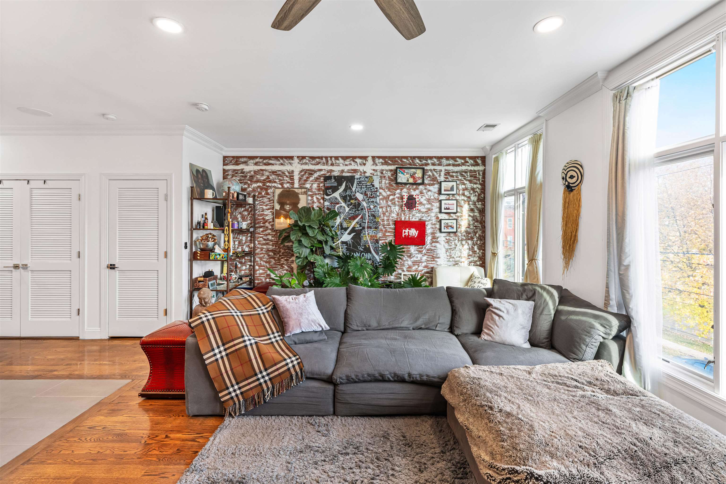 193 Halladay Street Jersey City, NJ 07304 - Photo 4 of 49 a living room with furniture and a large window