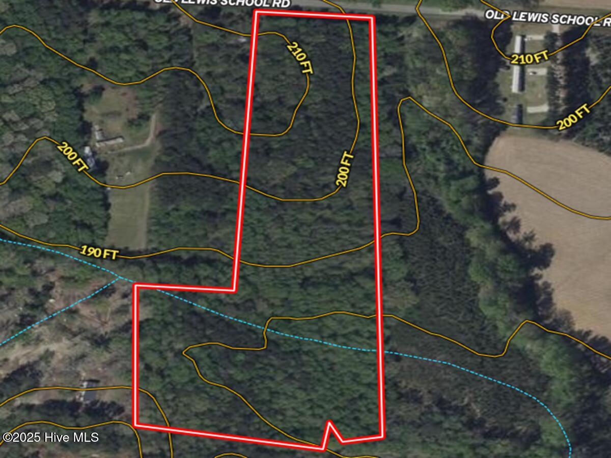 0 Old Lewis School Road Middlesex, NC 27557 - Photo 25 of 36 25. Contour & Seasonal Stream
