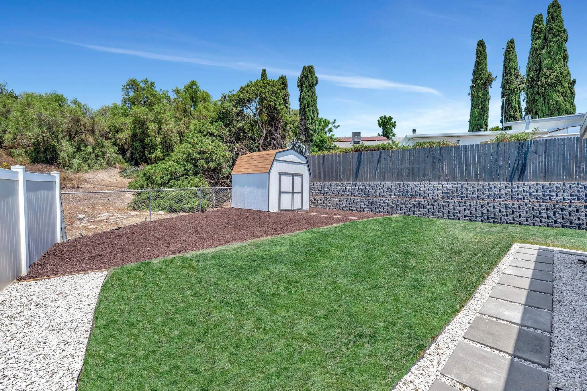 9324 Las Lomas Drive Santee, CA 92071 - Photo 11 of 11 a view of a backyard with green space