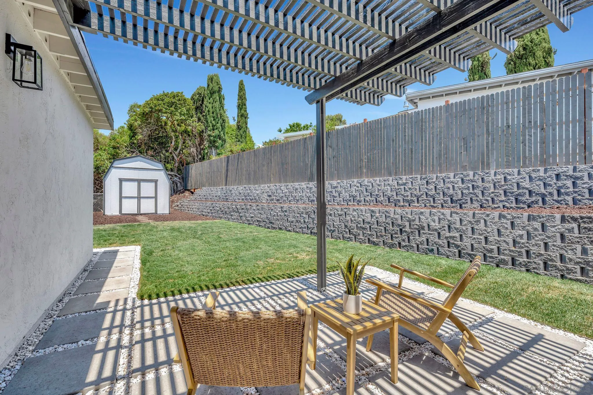 9324 Las Lomas Drive Santee, CA 92071 - Photo 10 of 11 a view of a backyard with sitting area