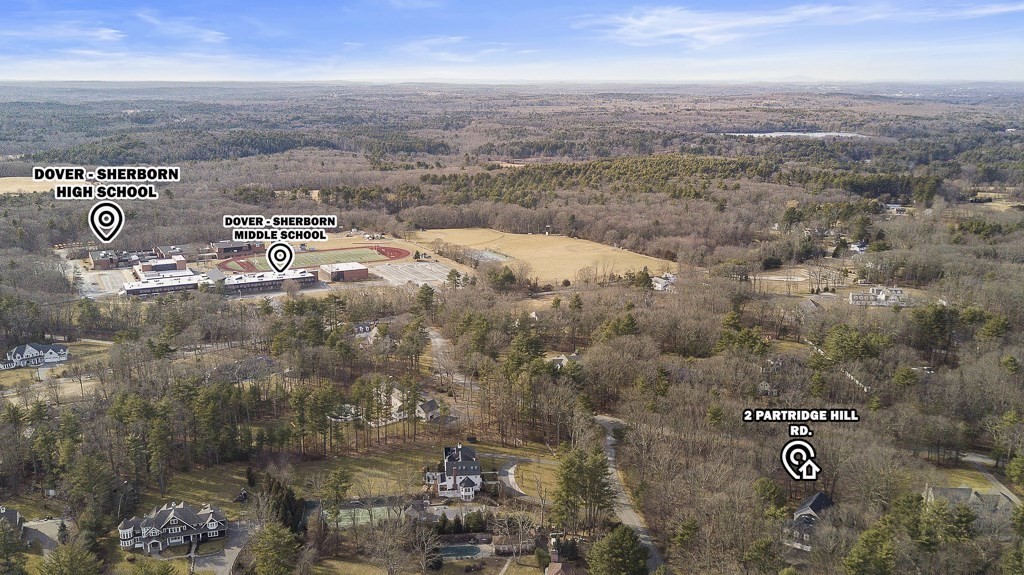 2 Partridge Hill Road Dover, MA 02030 - Photo 26 of 26 an aerial view of residential building with parking space