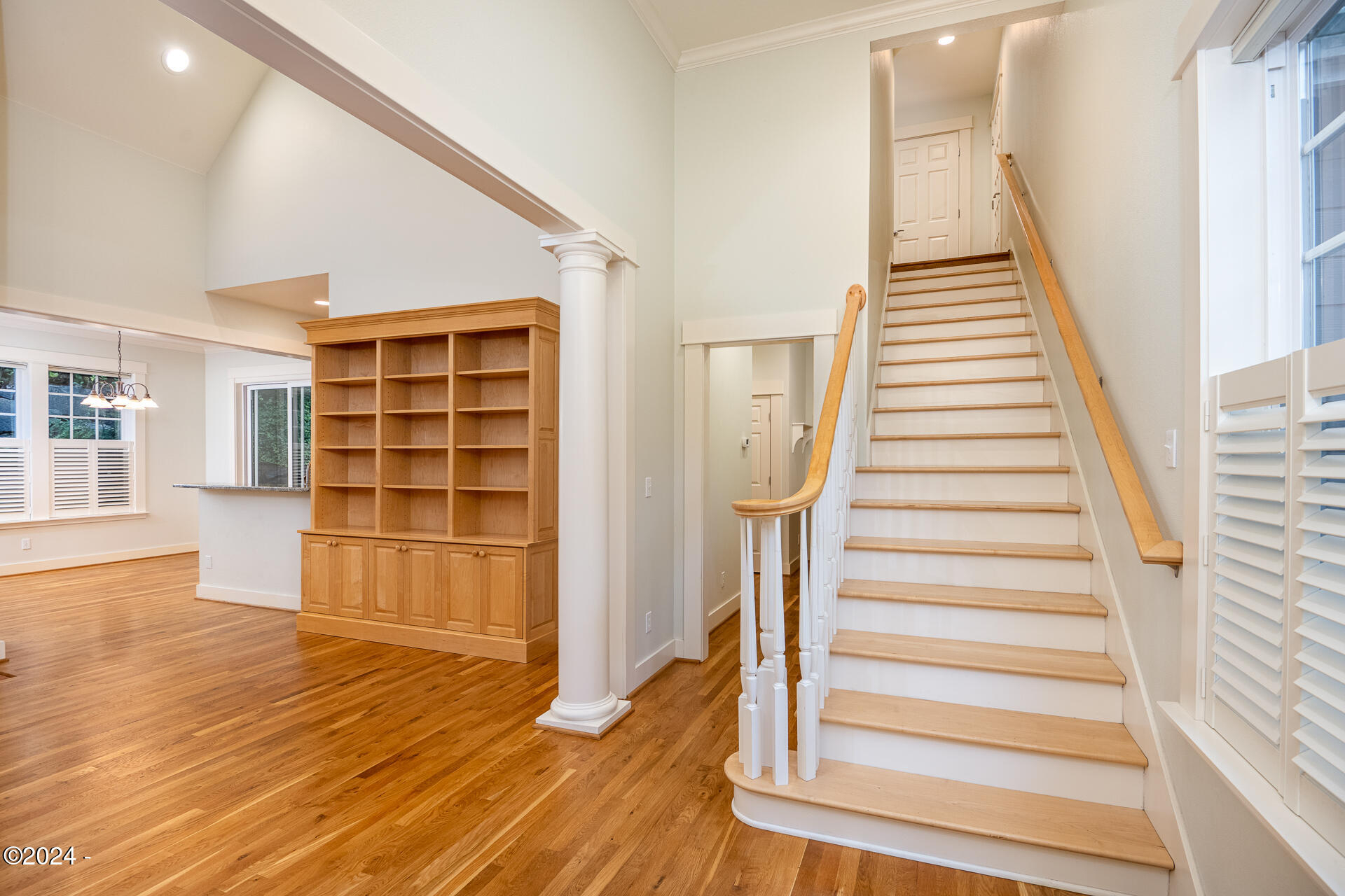 Stairs at entry