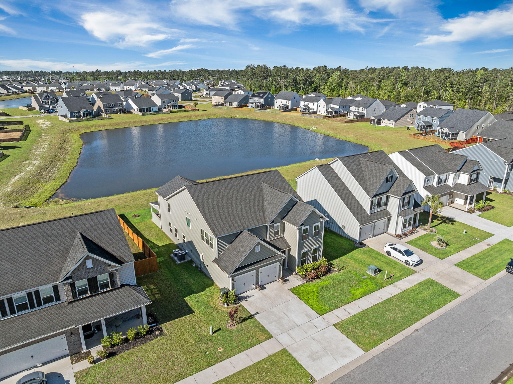 215 Squire Pope Road Summerville, SC 29486 - Photo 45 of 69 Aerial View of Home