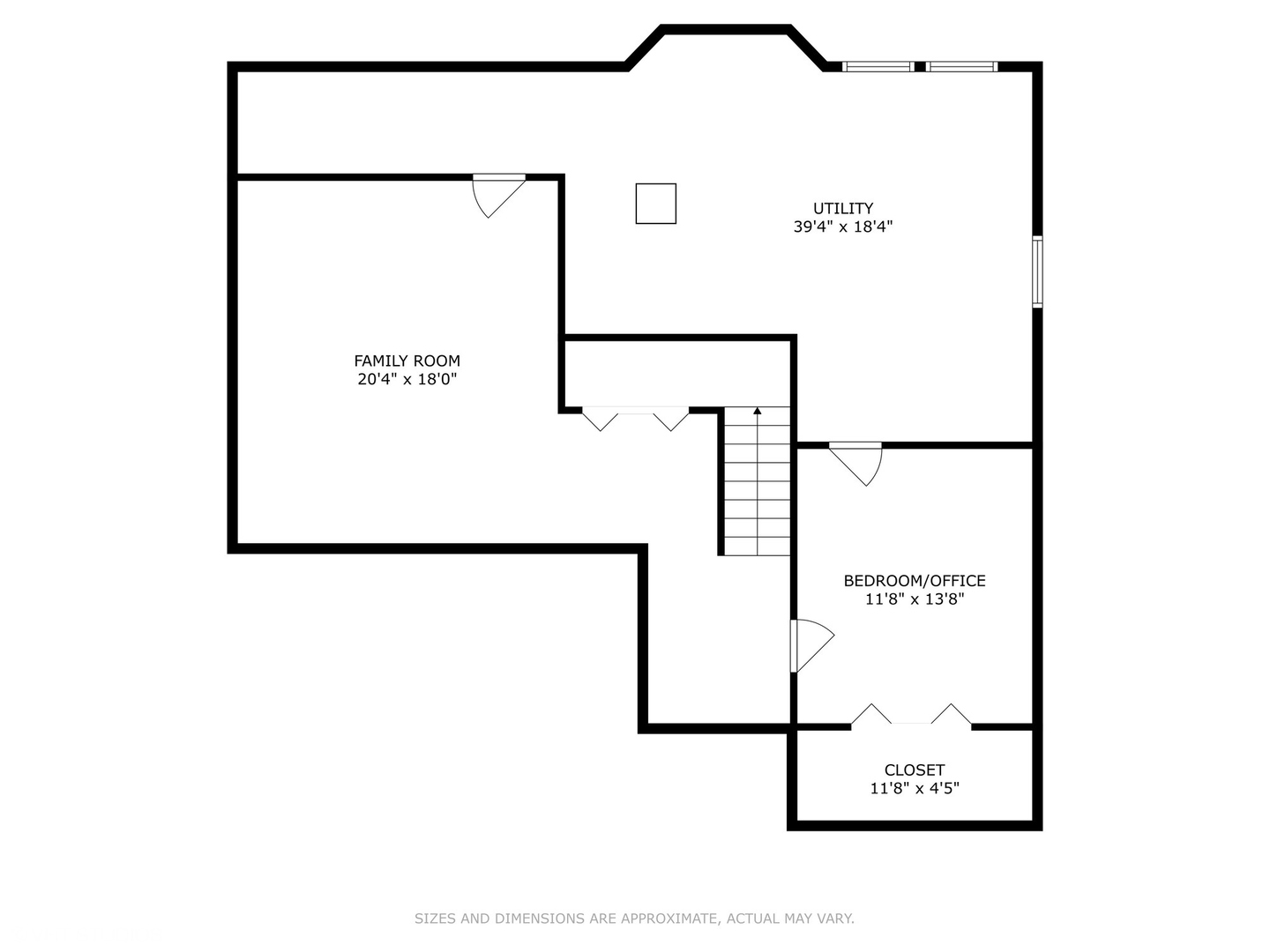 62 Andover Circle Northbrook, IL 60062 - Photo 22 of 23 a picture of a hallway with a white wall and a refrigerator