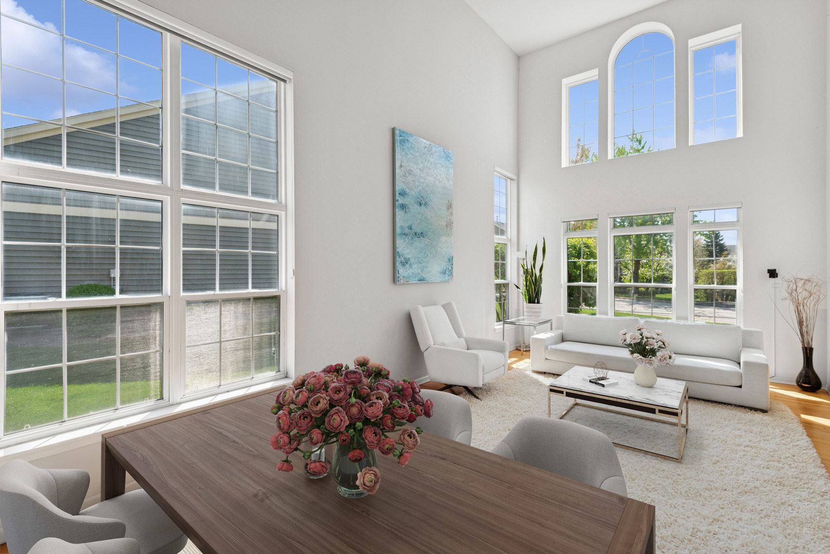 62 Andover Circle Northbrook, IL 60062 - Photo 3 of 23 a living room with furniture and a large window