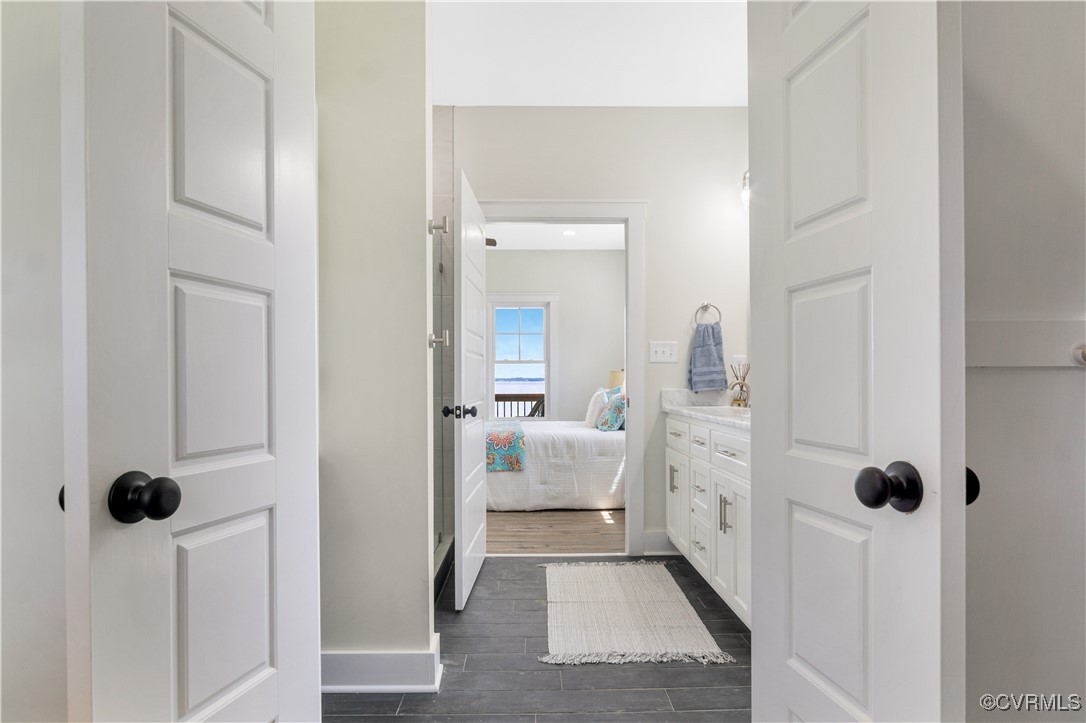 767 Sunken Meadow Road Spring Grove, VA 23881 - Photo 20 of 39 a view of an entryway with wooden floor