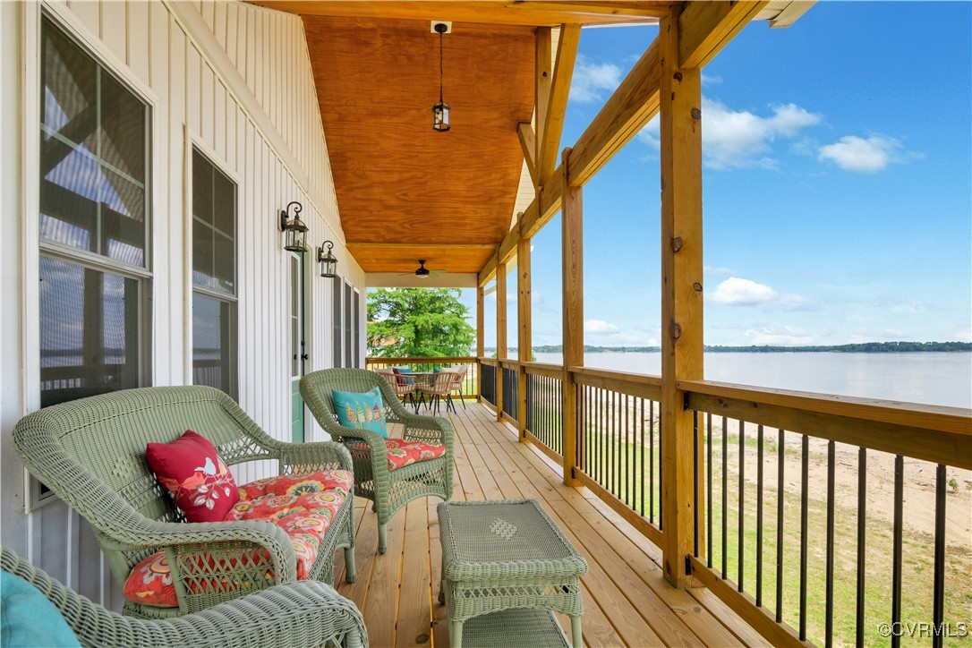 767 Sunken Meadow Road Spring Grove, VA 23881 - Photo 5 of 39 a view of balcony with furniture