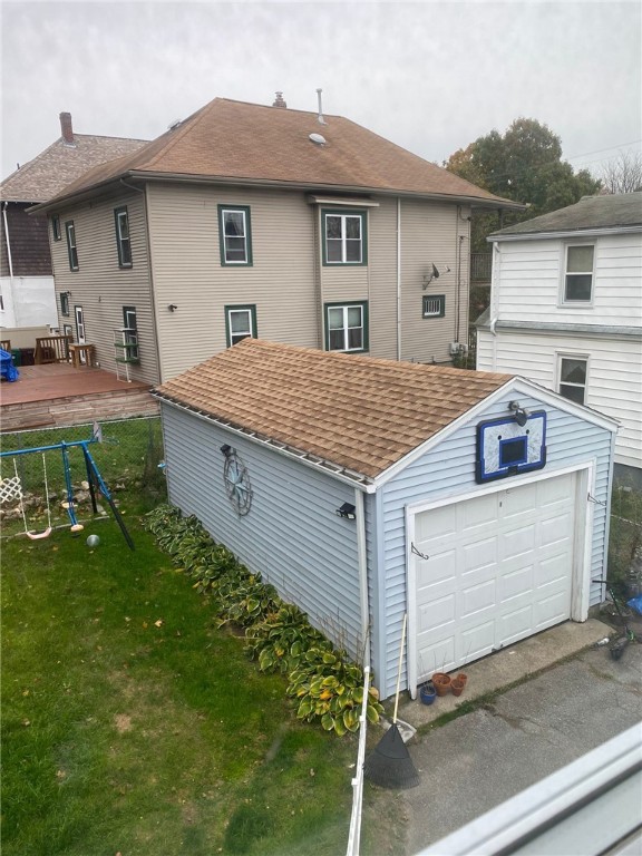 17 Jervis Street Woonsocket, RI 02895 - Photo 6 of 53 Garage and backyard