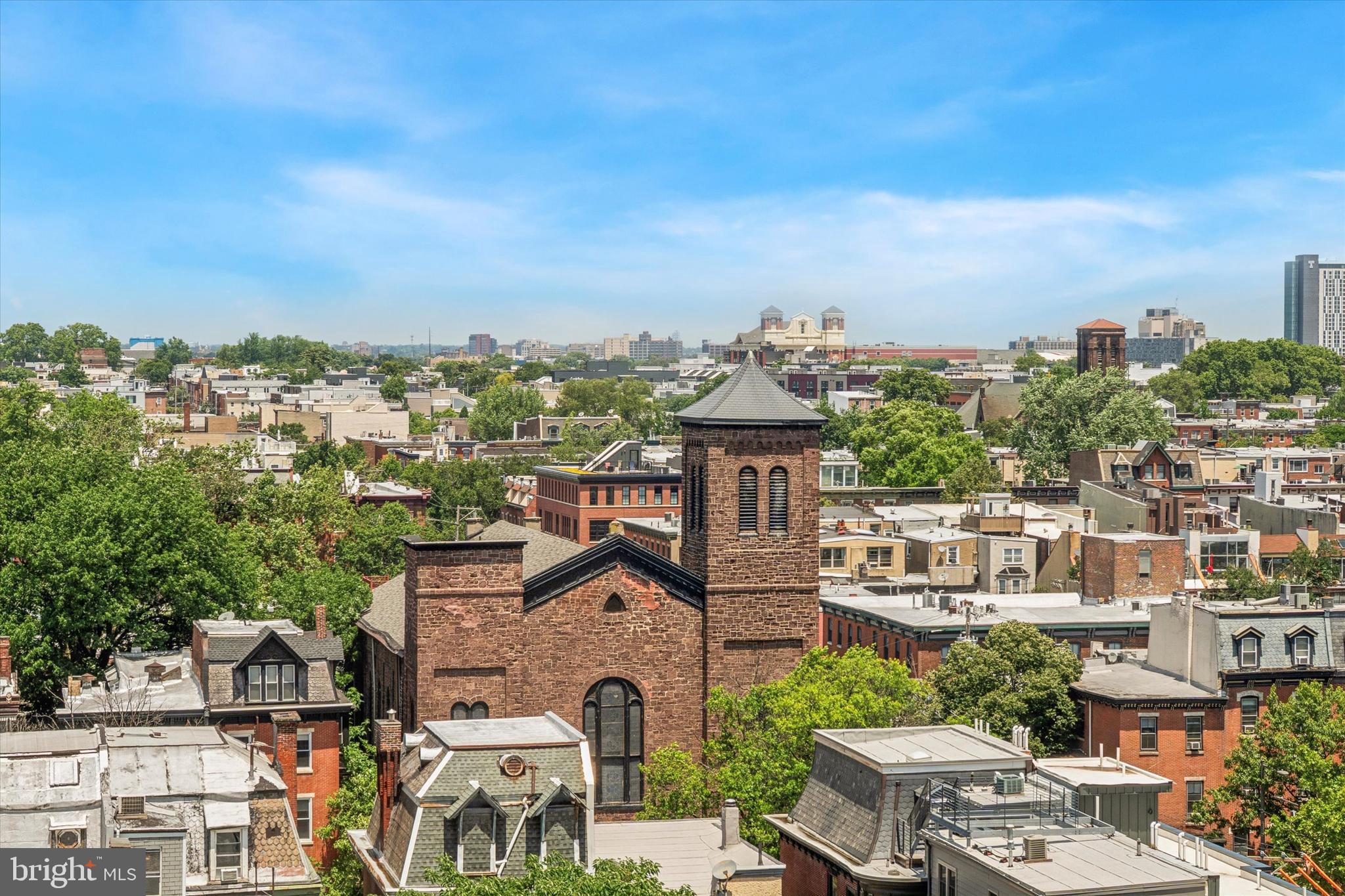 2001 Hamilton Street, Unit 1205 Philadelphia, PA 19130 - Photo 2 of 34 an aerial view of residential houses with city view