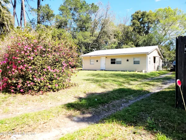 a house with a big yard