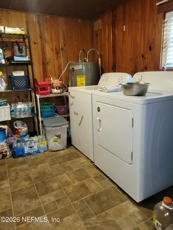 a view of storage and utility room